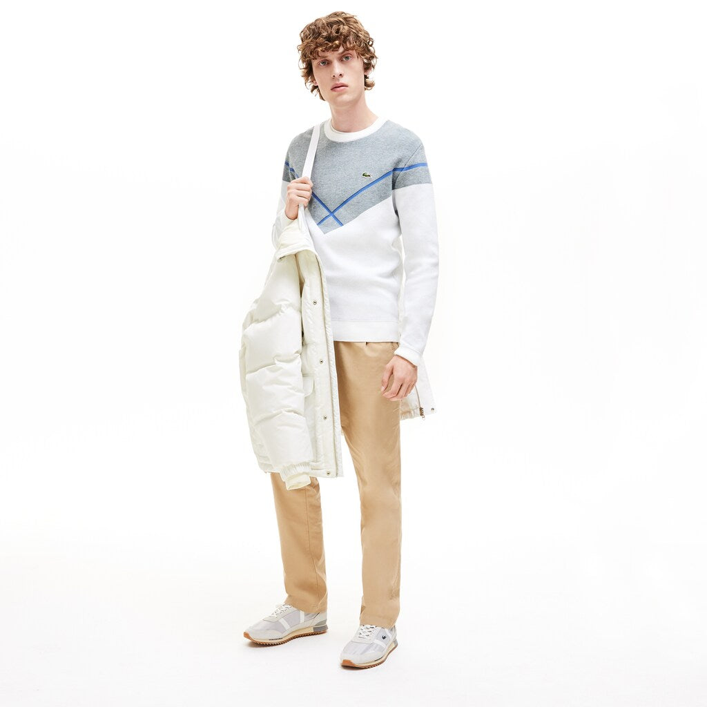 Men's Detachable Hood Water-Resistant Quilted Jacket / Lacoste