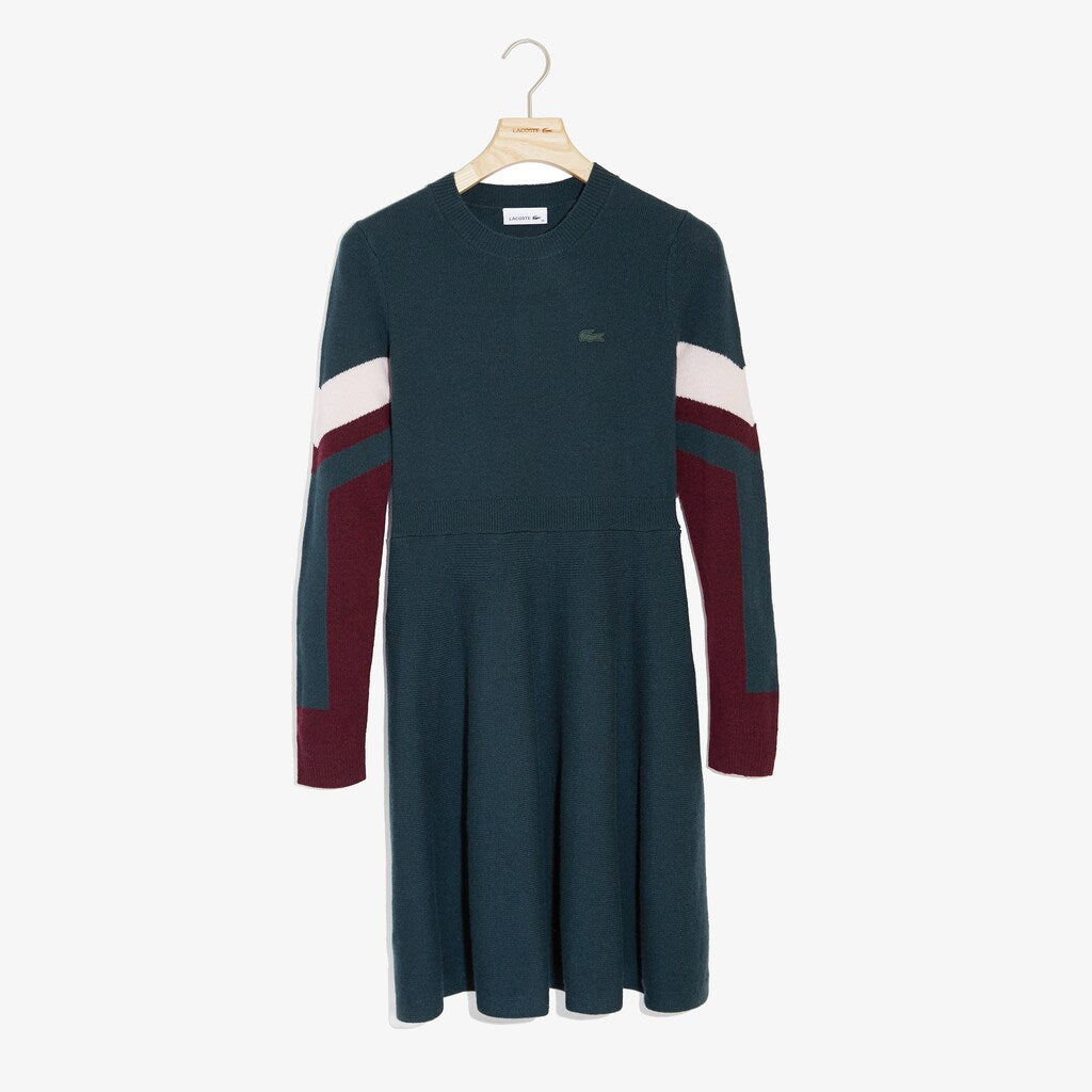 Women's Color Block Stripe Polo Dress / Lacoste