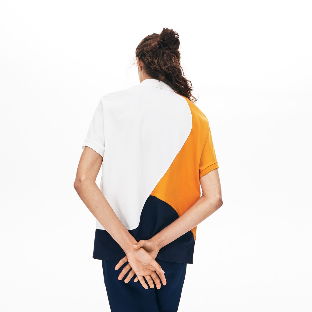 Women's Color-Block Thermoregulating Piqué Polo / Lacoste