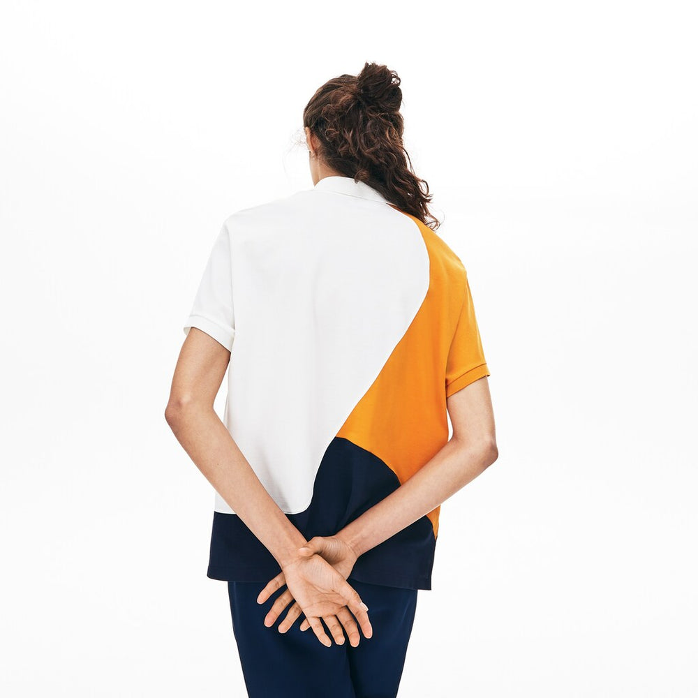 Women's Color-Block Thermoregulating Piqué Polo / Lacoste
