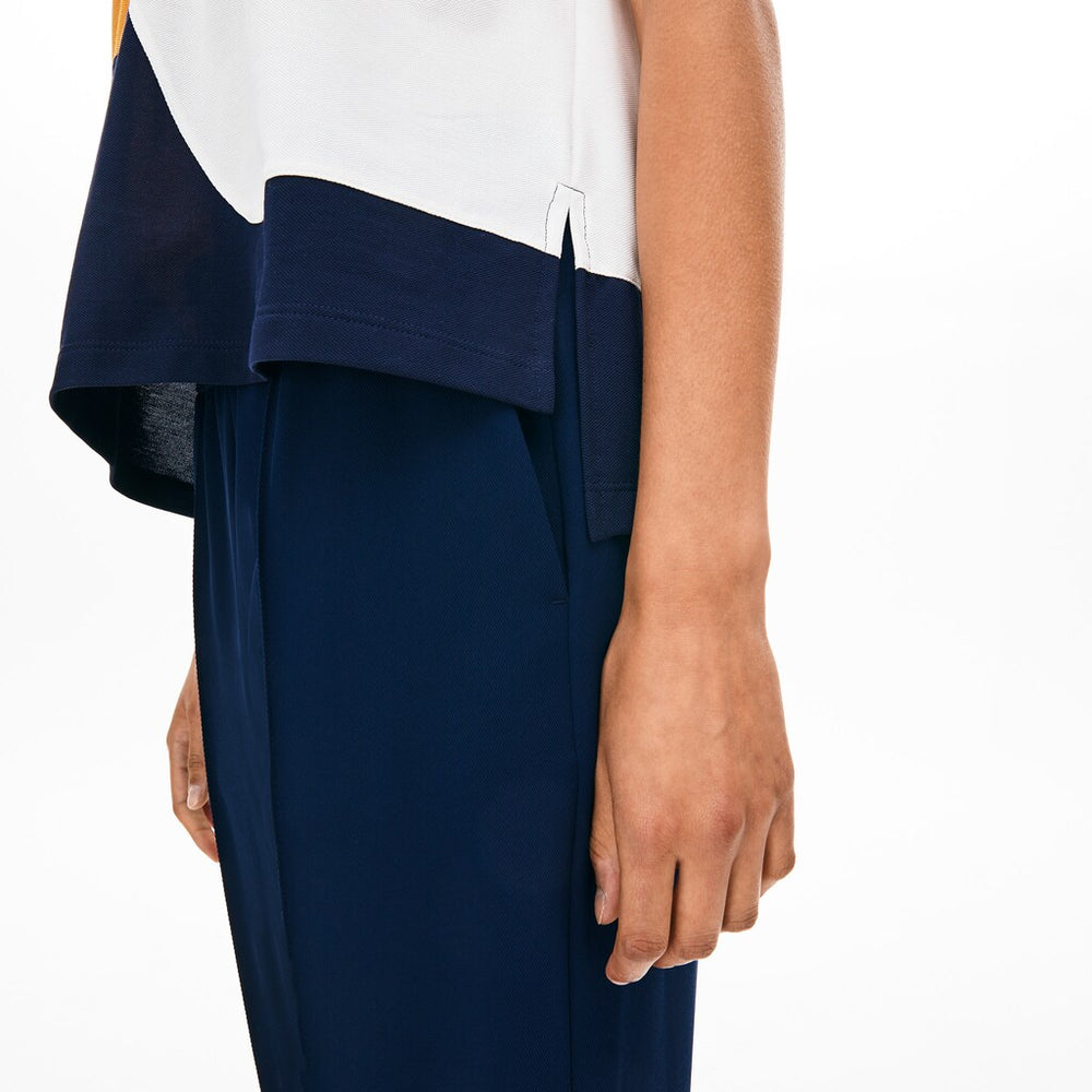 Women's Color-Block Thermoregulating Piqué Polo / Lacoste