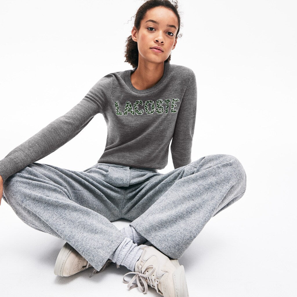 Women's Croco Magic Wool Sweater / Lacoste