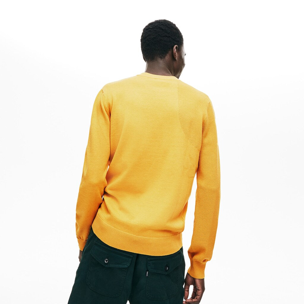 Men's Crewneck Textured Thermoregulating Sweater / Lacoste