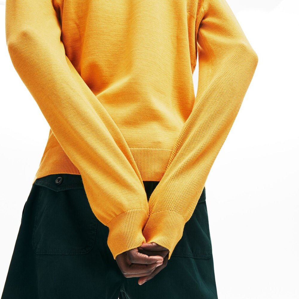 Men's Crewneck Textured Thermoregulating Sweater / Lacoste