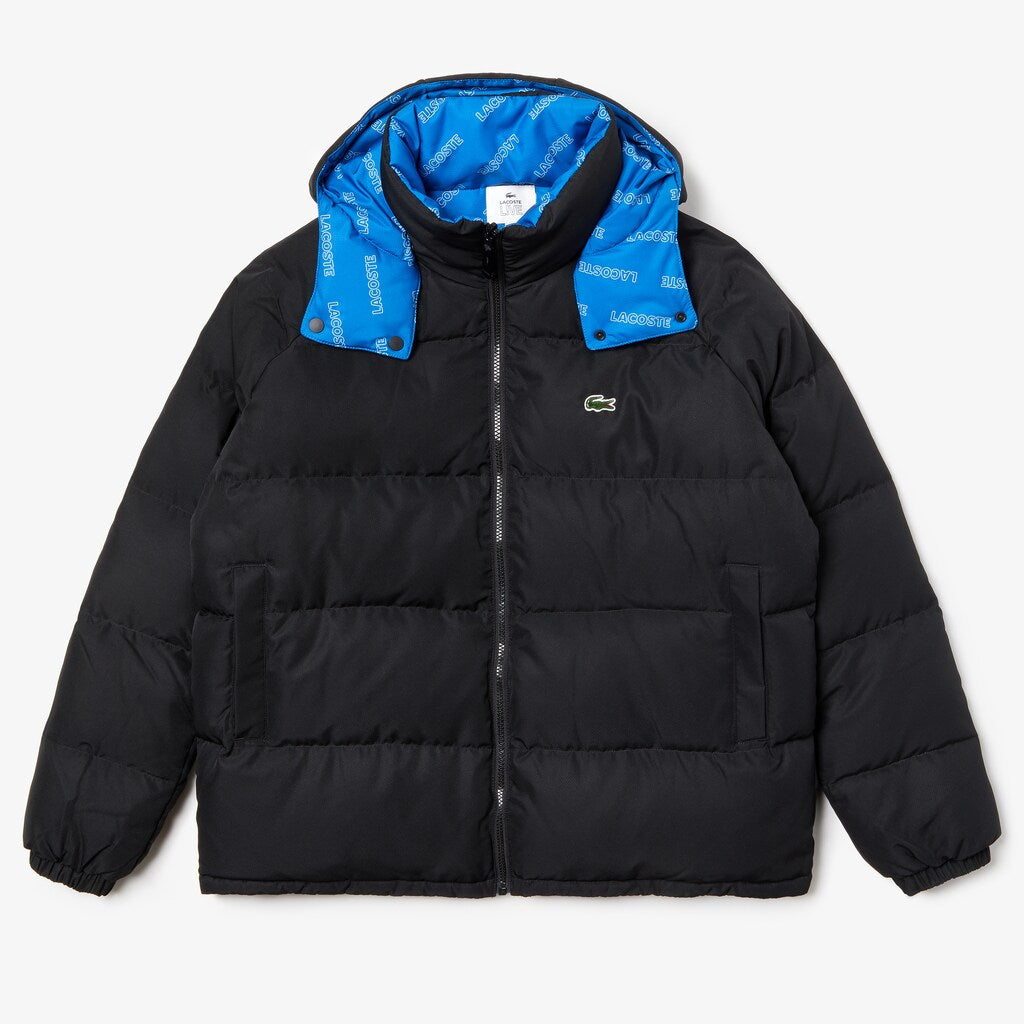 Men's LIVE Print-Lined Reversible Quilted Jacket / Lacoste