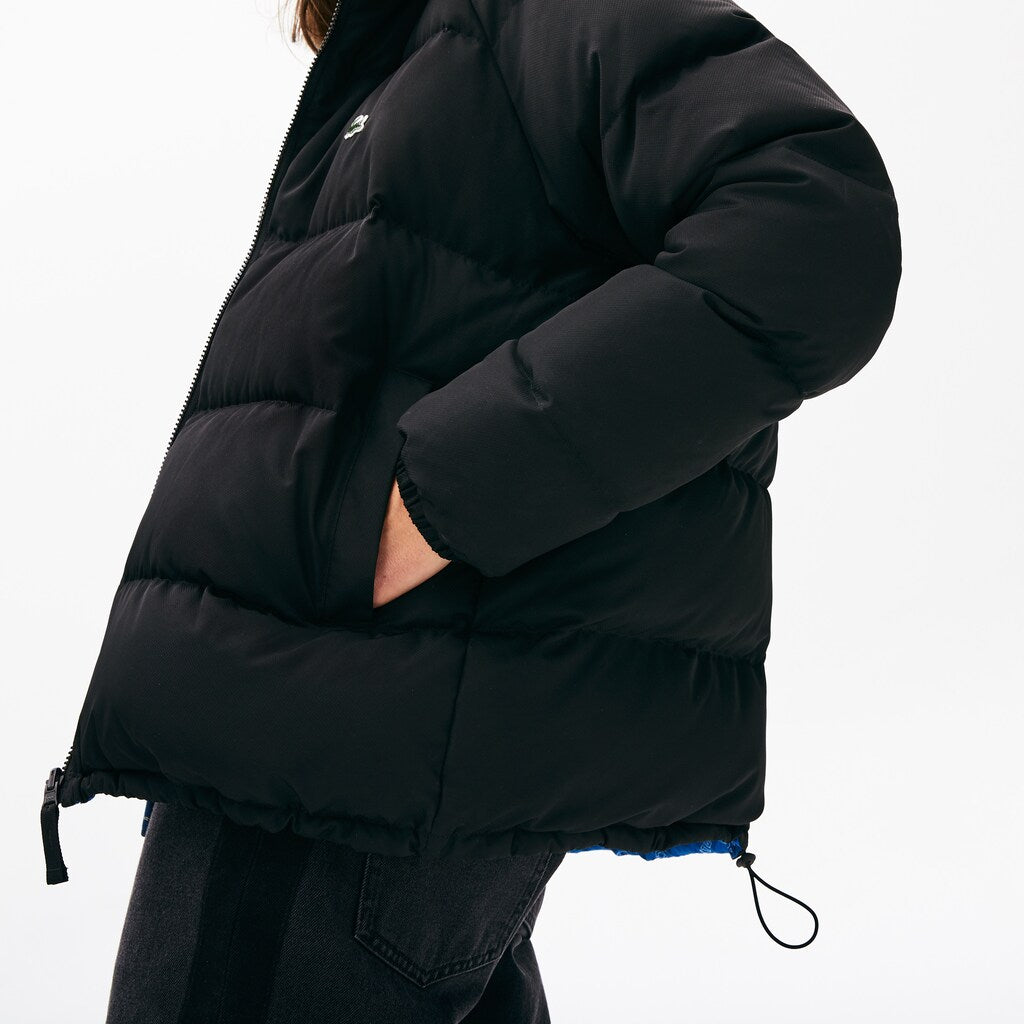 Men's LIVE Print-Lined Reversible Quilted Jacket / Lacoste