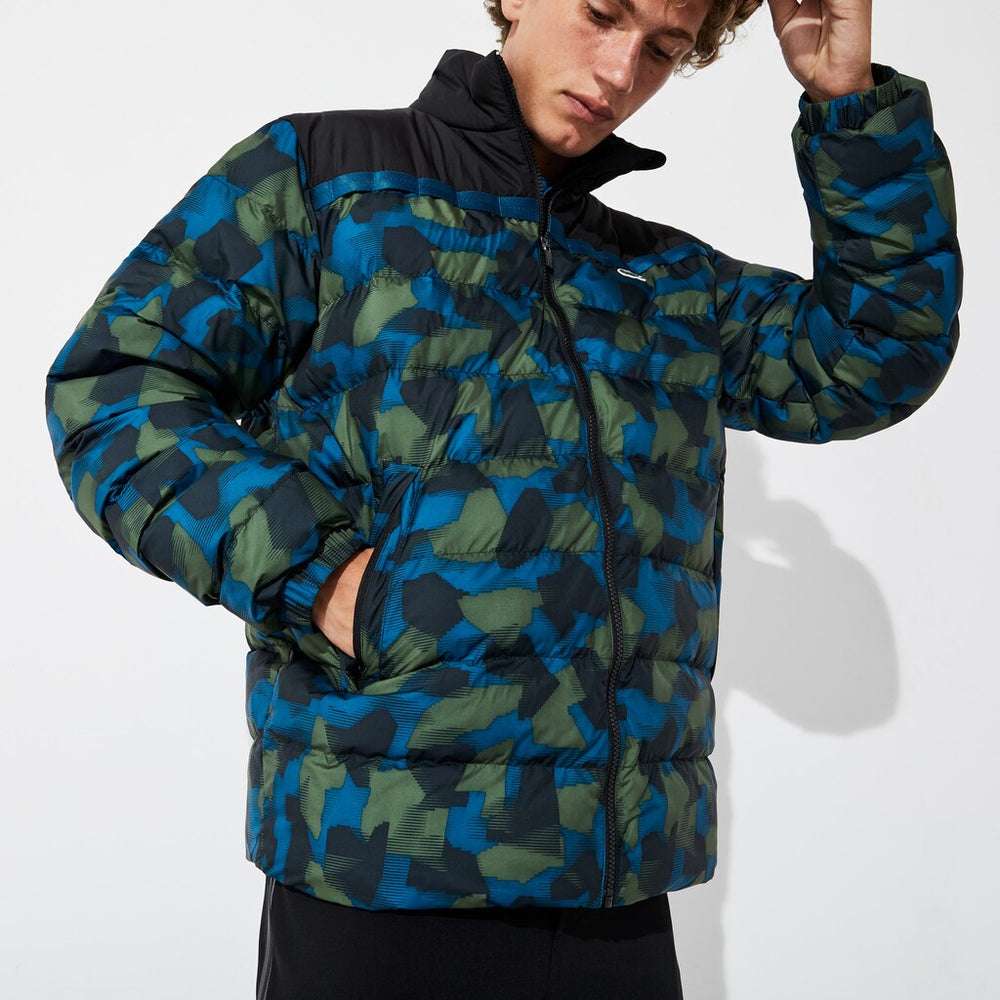 Men's SPORT Color-Blocked Water Resistant Quilted Jacket / Lacoste