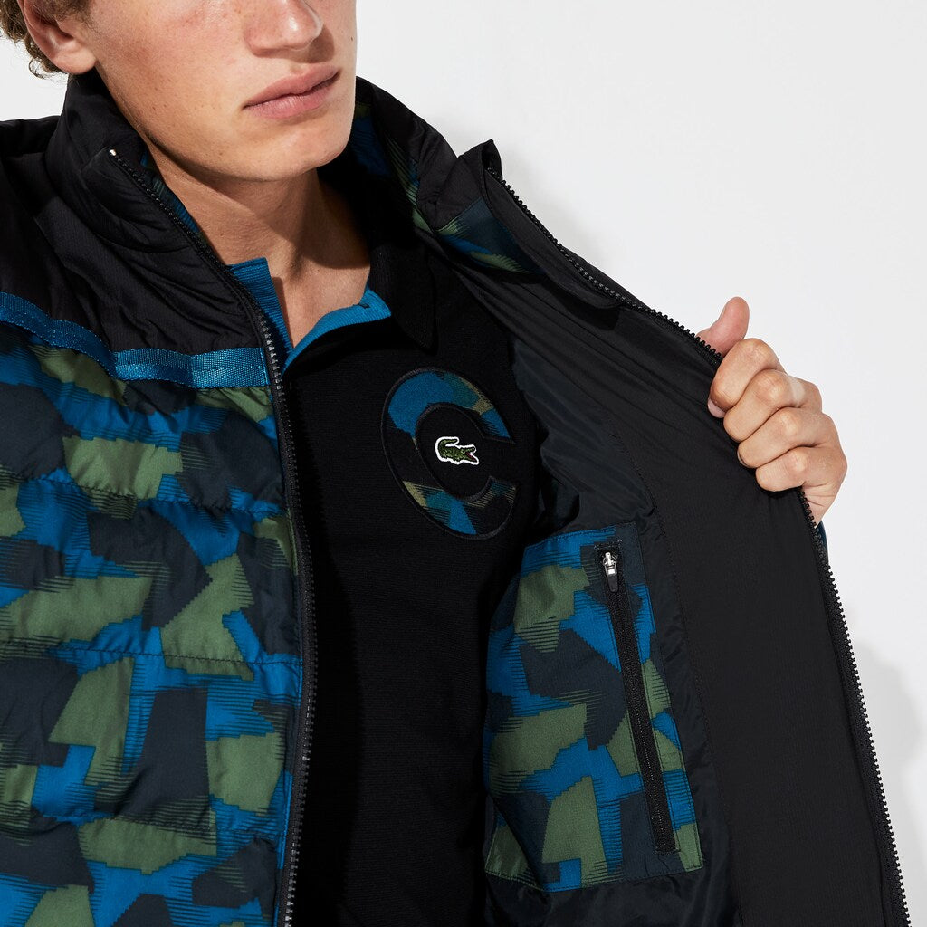 Men's SPORT Color-Blocked Water Resistant Quilted Jacket / Lacoste