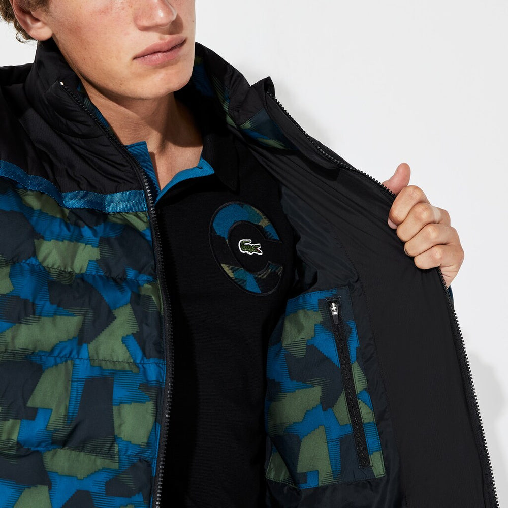 Men's SPORT Color-Blocked Water Resistant Quilted Jacket / Lacoste