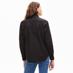 Women's LIVE Rose-Embroidered Cotton Shirt / Lacoste