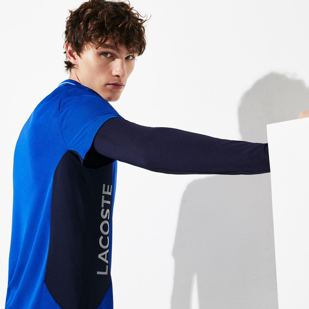 Men's SPORT Knit Paneled Golf Polo / Lacoste