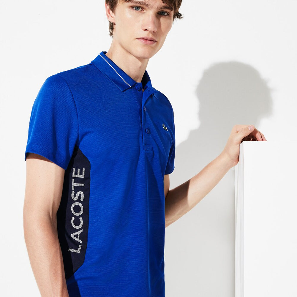 Men's SPORT Knit Paneled Golf Polo / Lacoste
