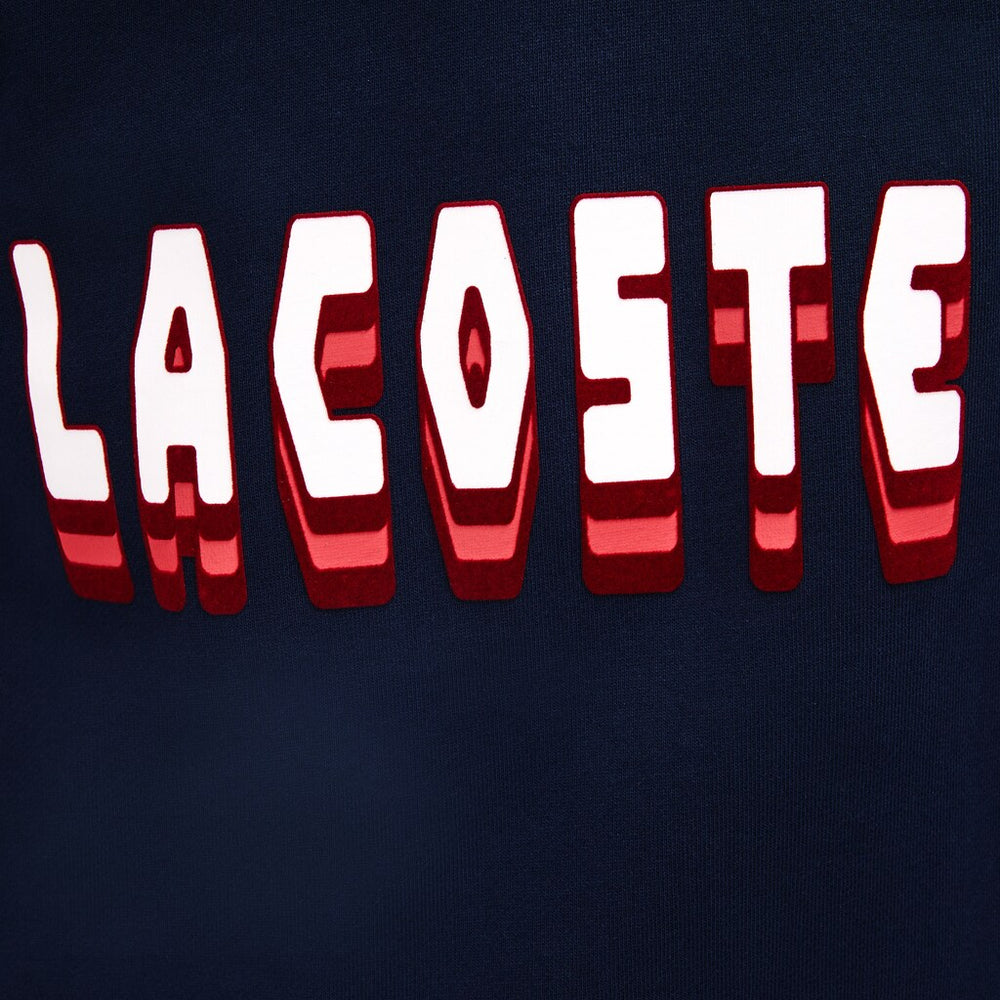 Women's 3D-Lettering Fleece Sweatshirt Dress / Lacoste