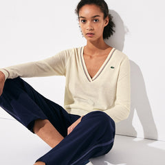 Women's SPORT Technical Wool Blend Golf Sweater / Lacoste