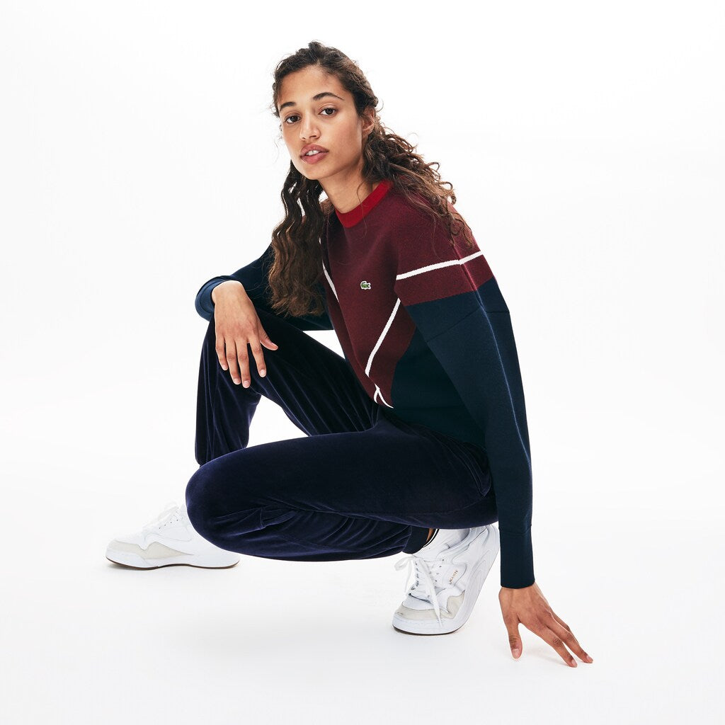 Women's Tapered Velour Terry Sweatpants / Lacoste
