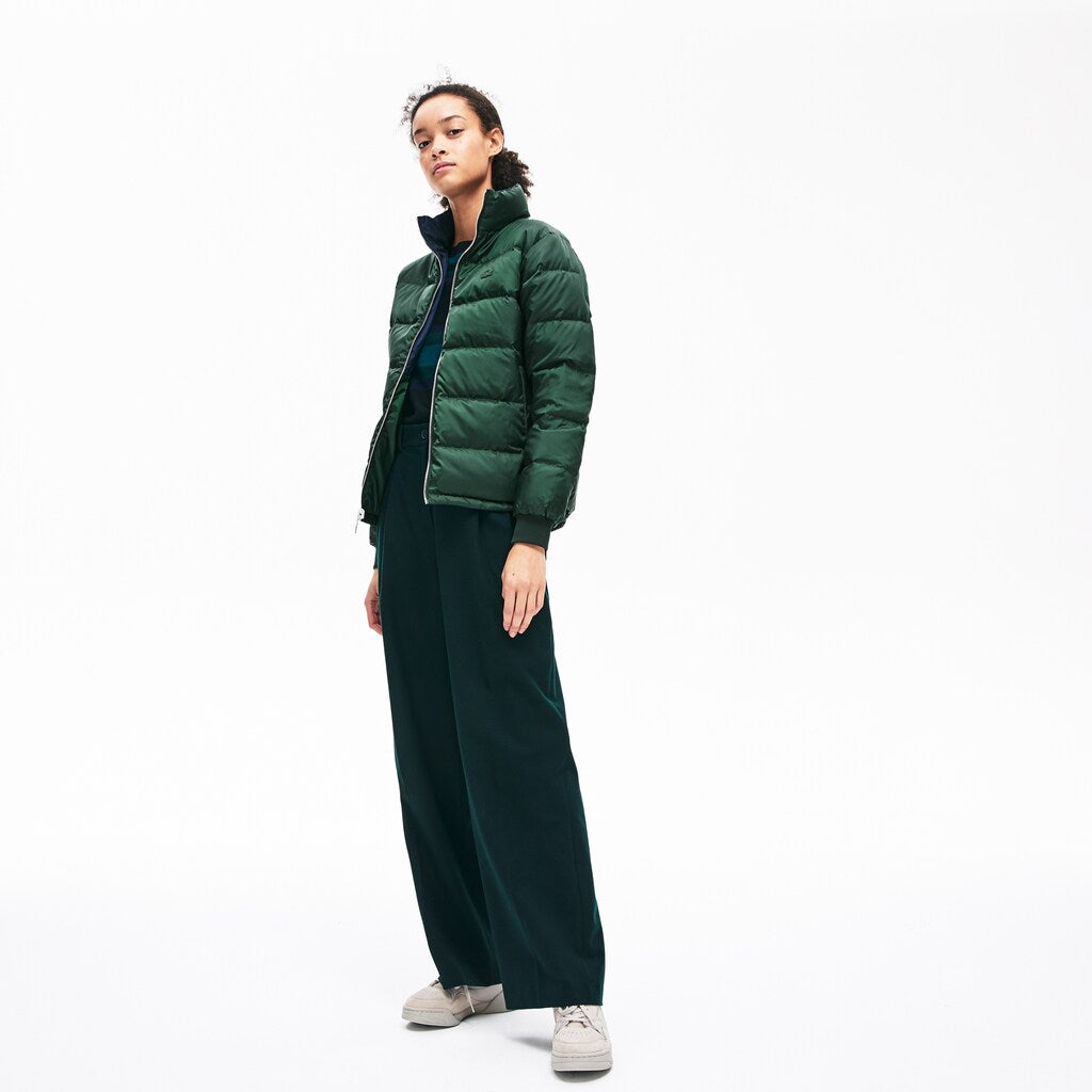 Women's Reversible Color-Blocked Water-Resistant Quilted Jacket / Lacoste
