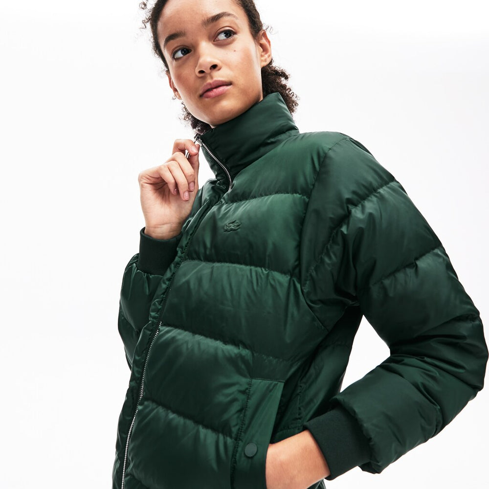 Women's Reversible Color-Blocked Water-Resistant Quilted Jacket / Lacoste