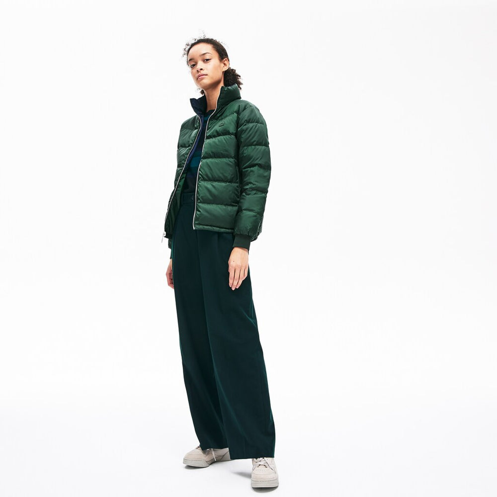 Women's Reversible Color-Blocked Water-Resistant Quilted Jacket / Lacoste