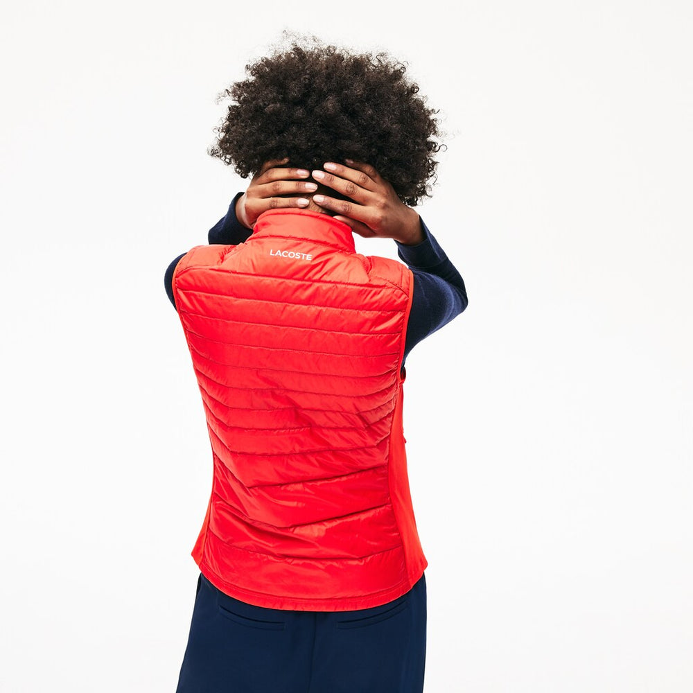 Women's SPORT Water-Resistant Quilted Technical Golf Vest / Lacoste