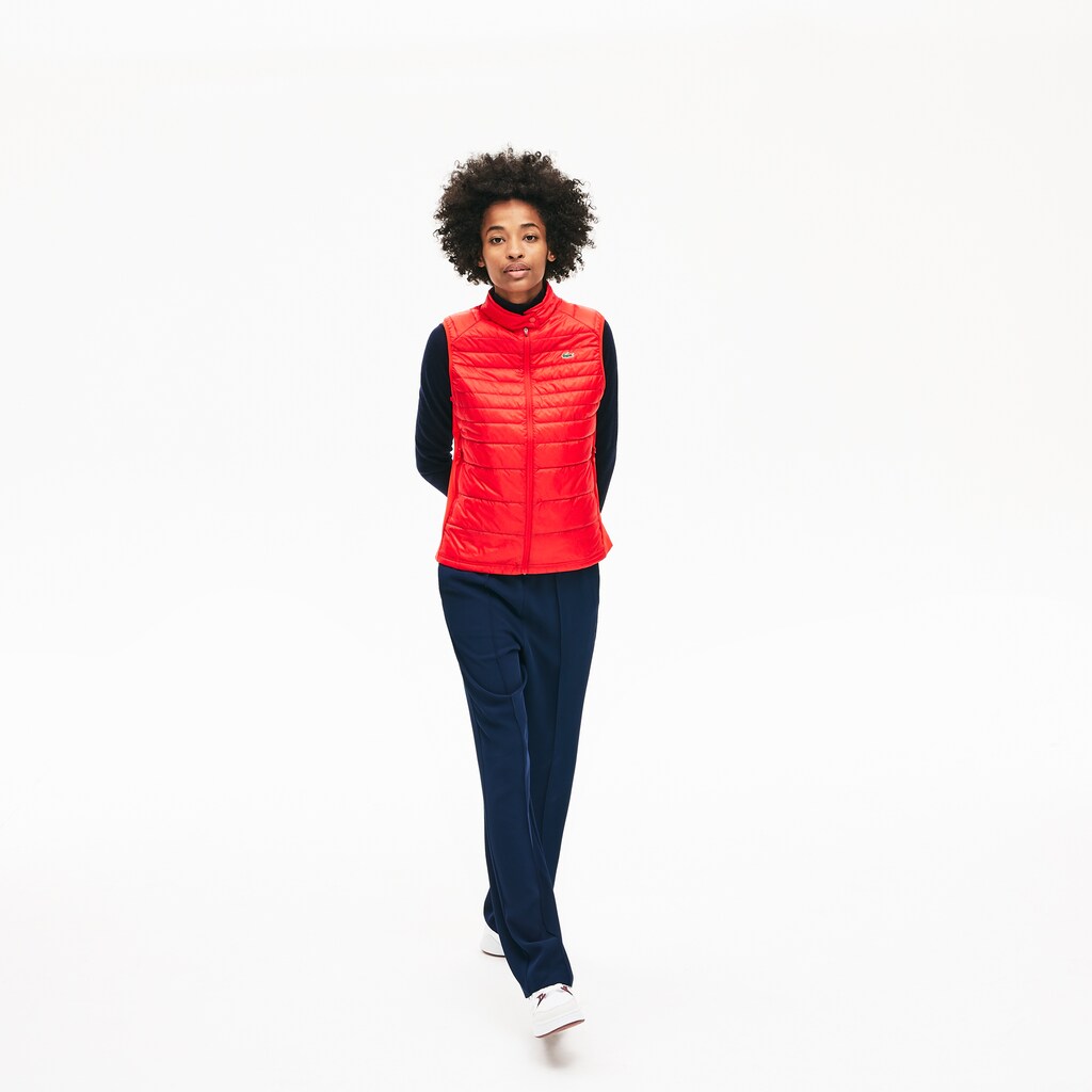 Women's SPORT Water-Resistant Quilted Technical Golf Vest / Lacoste