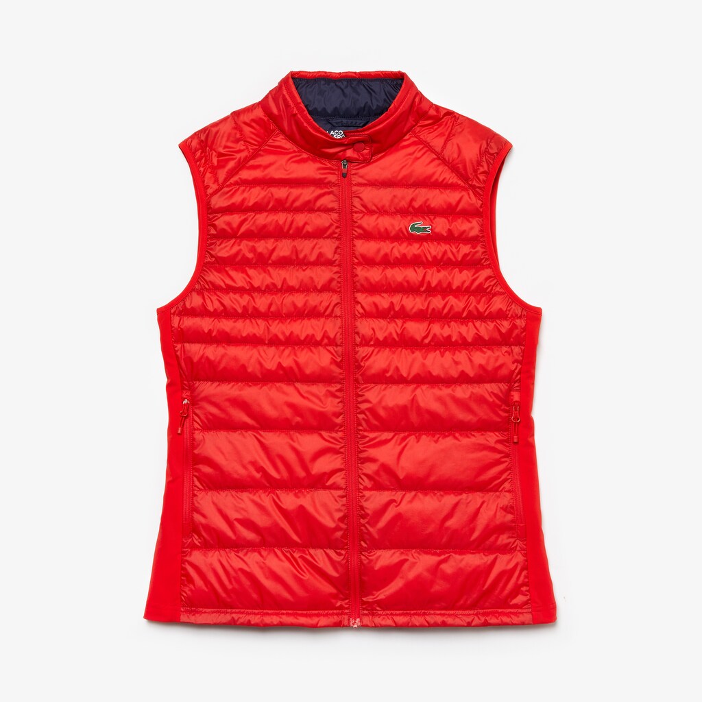 Women's SPORT Water-Resistant Quilted Technical Golf Vest / Lacoste