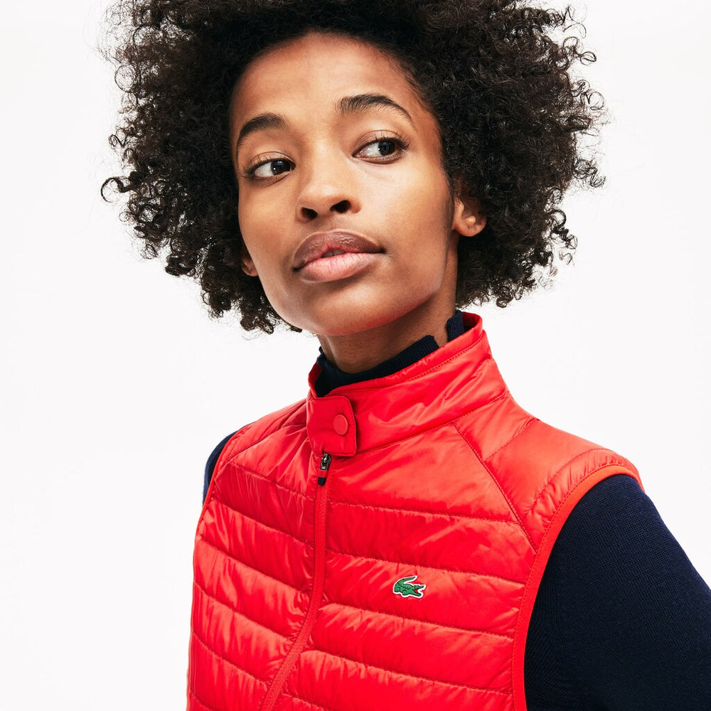 Women's SPORT Water-Resistant Quilted Technical Golf Vest / Lacoste