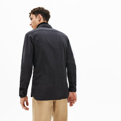 Men's Slim Fit Cotton Flannel Shirt / Lacoste