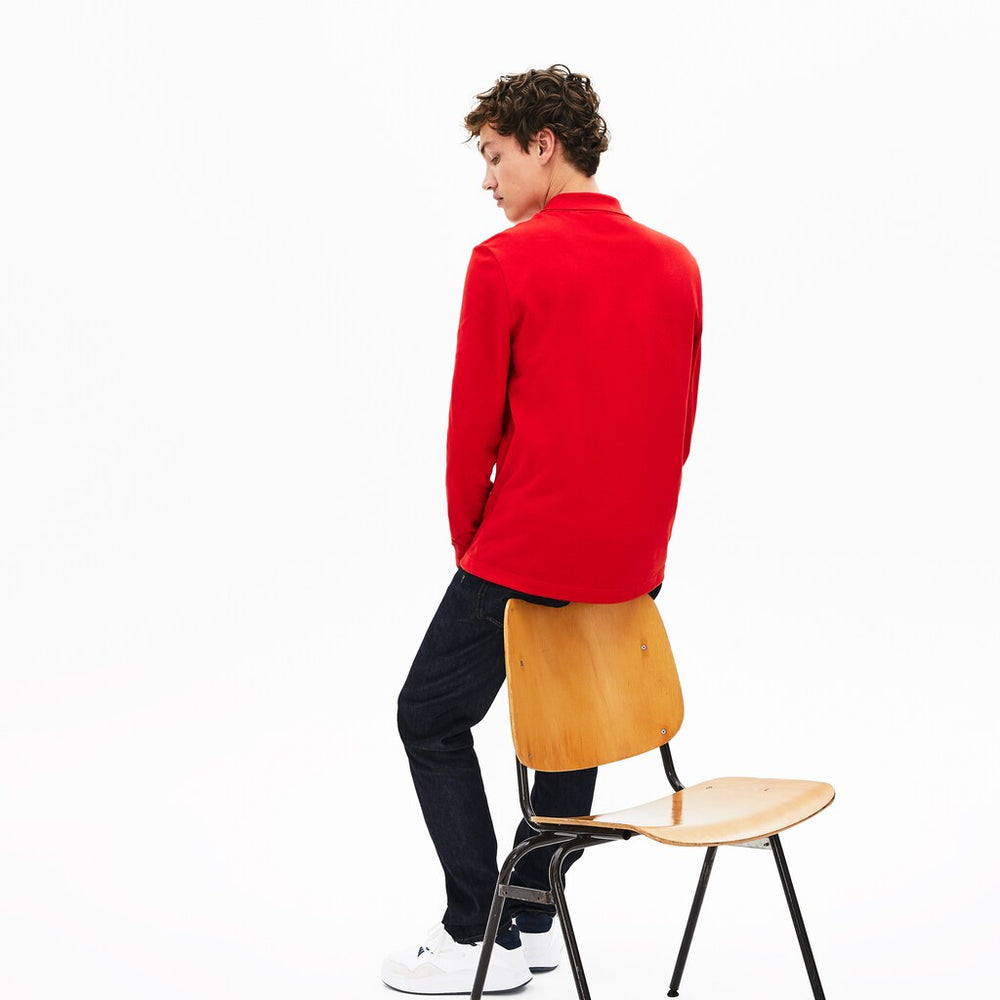 Men's Regular Fit Croco Magic Long Sleeve Polo / Lacoste