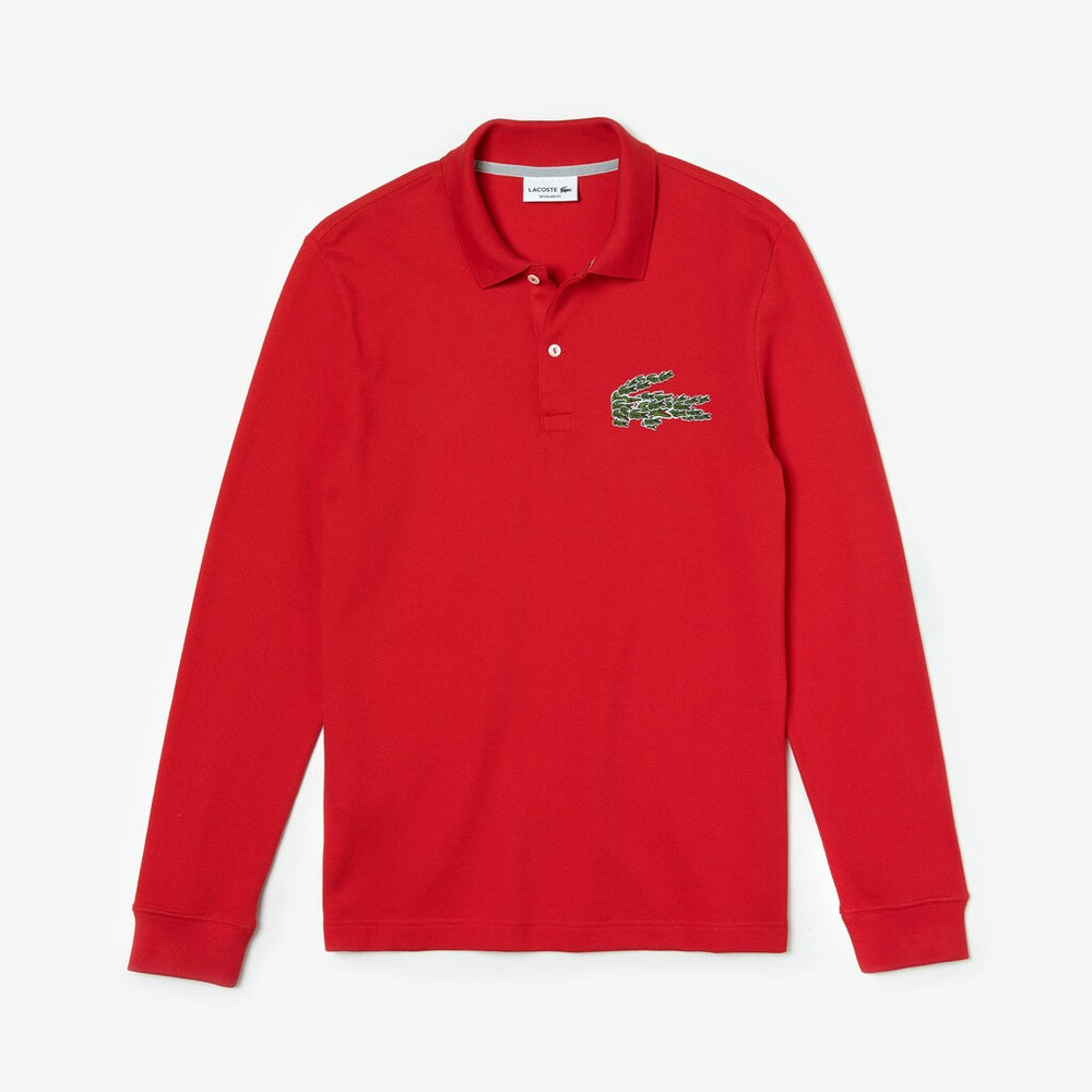 Men's Regular Fit Croco Magic Long Sleeve Polo / Lacoste