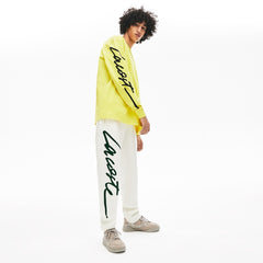Unisex LIVE Signature Textured Fleece Sweatpants / Lacoste