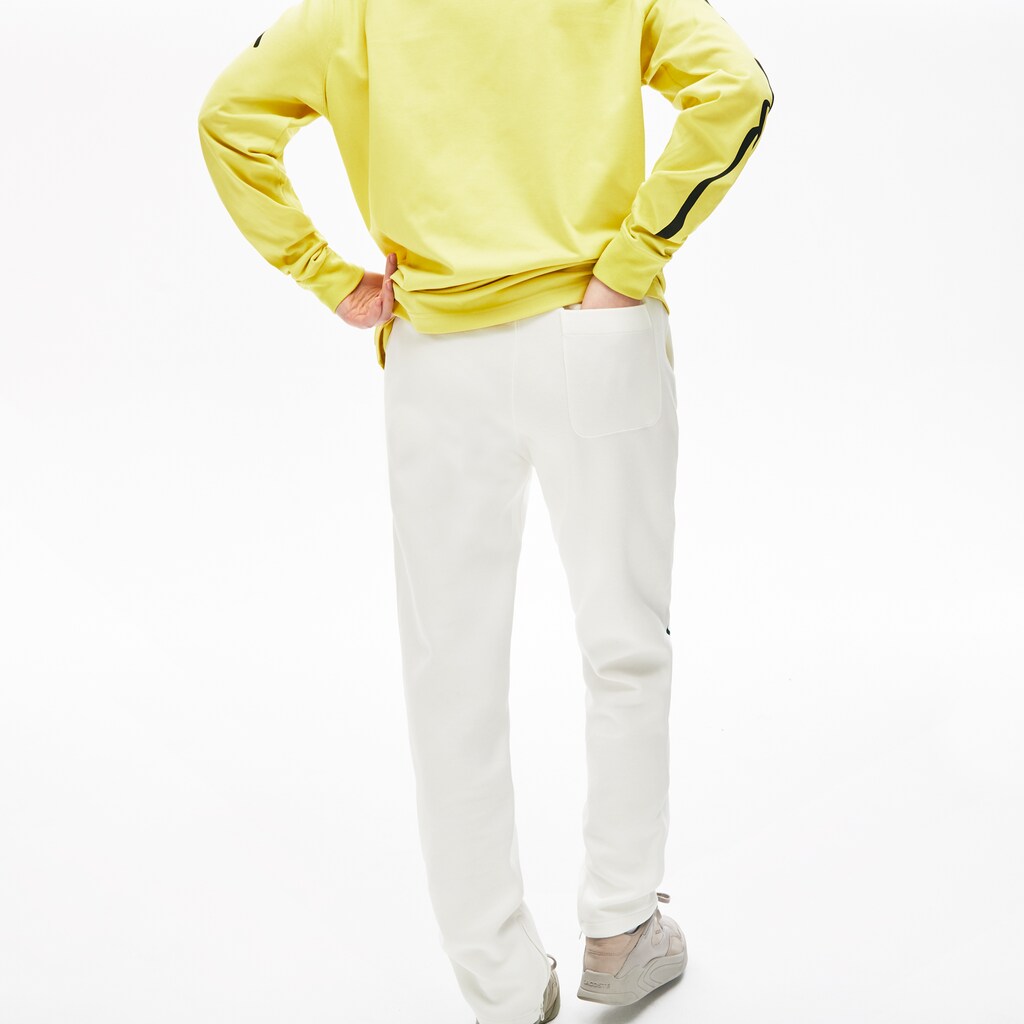 Unisex LIVE Signature Textured Fleece Sweatpants / Lacoste