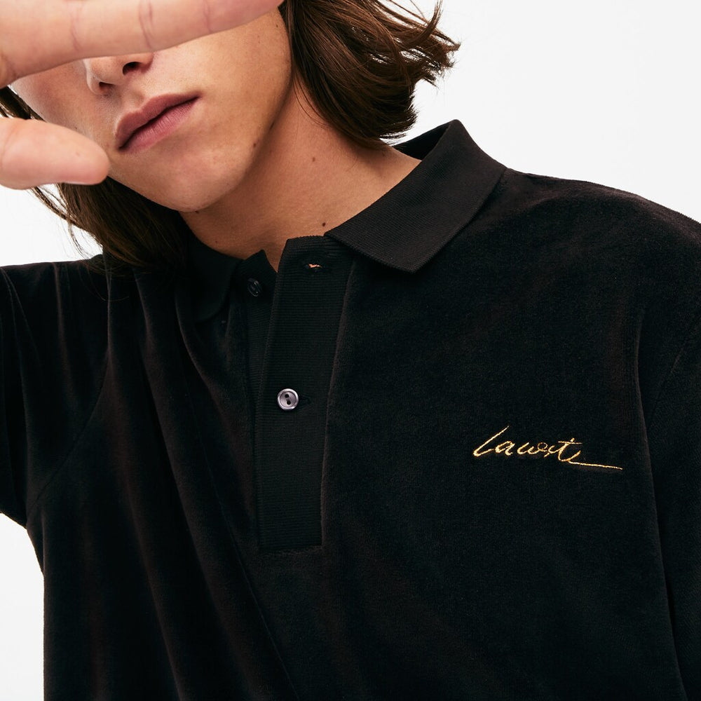 Men's LIVE Classic Fit Velvet Polo Shirt / Lacoste