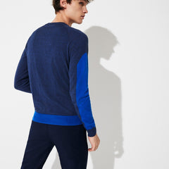 Men's SPORT Color-Blocked Breathable Wool Sweater / Lacoste