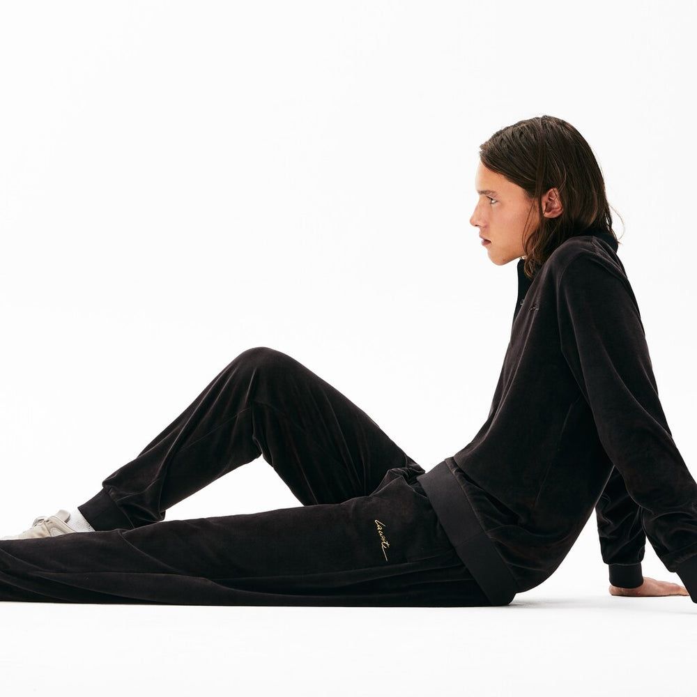 Men's LIVE Golden Signature Velvet Sweatpants / Lacoste