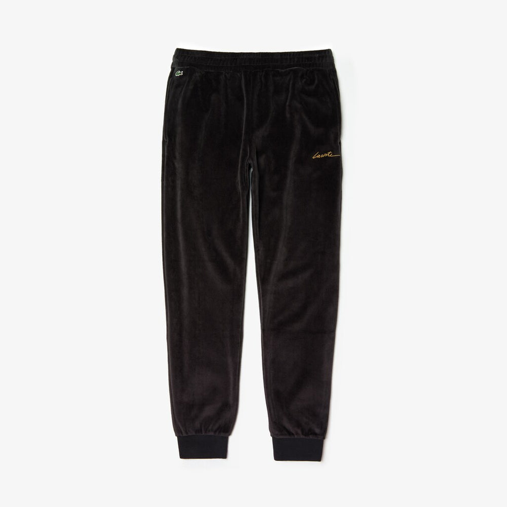 Men's LIVE Golden Signature Velvet Sweatpants / Lacoste