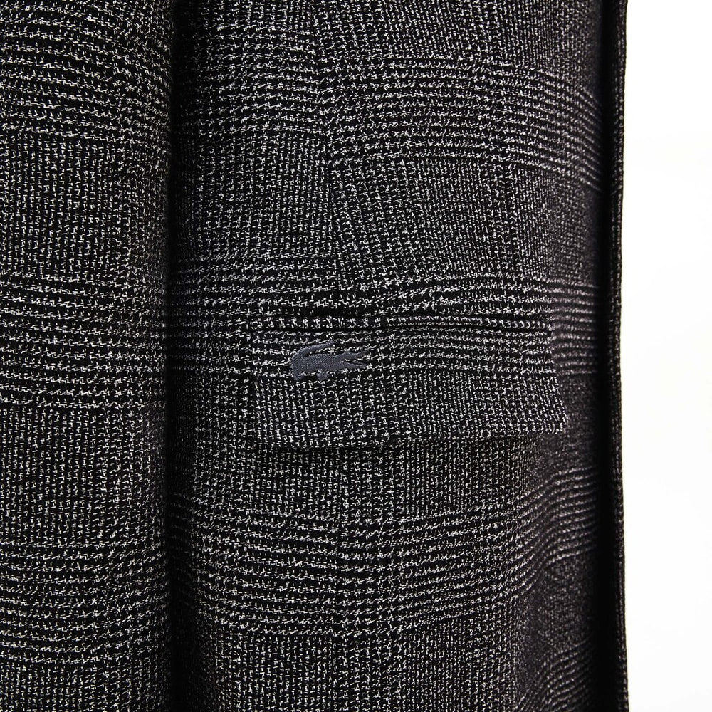 Men's Glen Plaid Wool Blend Chesterfield Coat / Lacoste