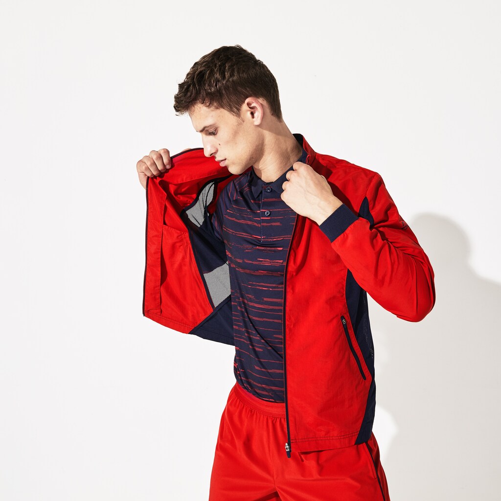 Men's SPORT Novak Djokovic Full-Zip Jacket / Lacoste