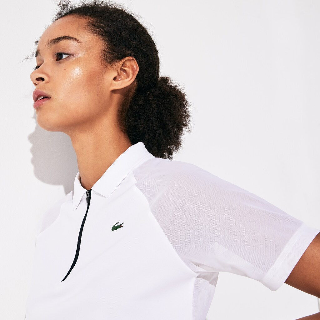 Women's SPORT Geometric Print Breathable Tennis Polo / Lacoste