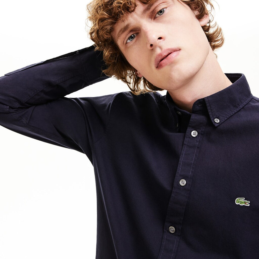 Men's Slim Fit Stretch Cotton Shirt / Lacoste