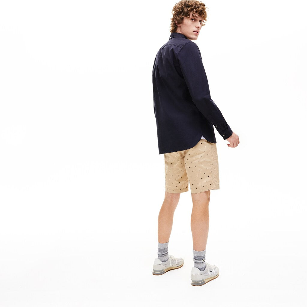 Men's Slim Fit Stretch Cotton Shirt / Lacoste