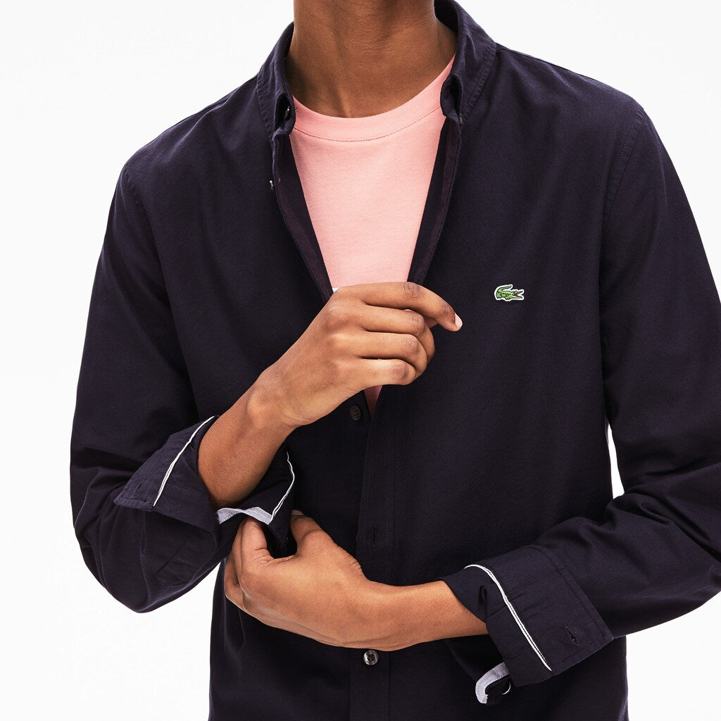 Men's Slim Fit Stretch Cotton Shirt / Lacoste