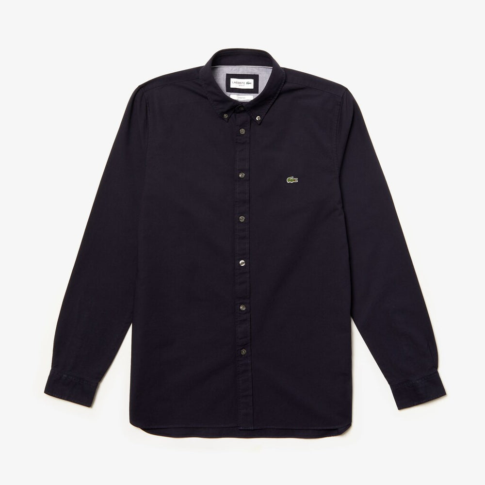 Men's Slim Fit Stretch Cotton Shirt / Lacoste