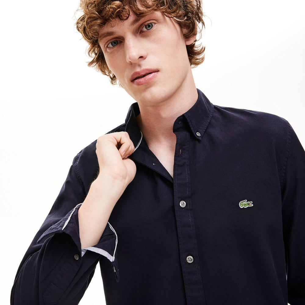Men's Slim Fit Stretch Cotton Shirt / Lacoste