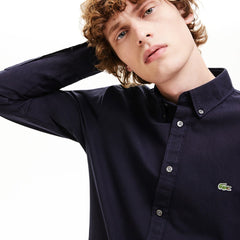 Men's Slim Fit Stretch Cotton Shirt / Lacoste