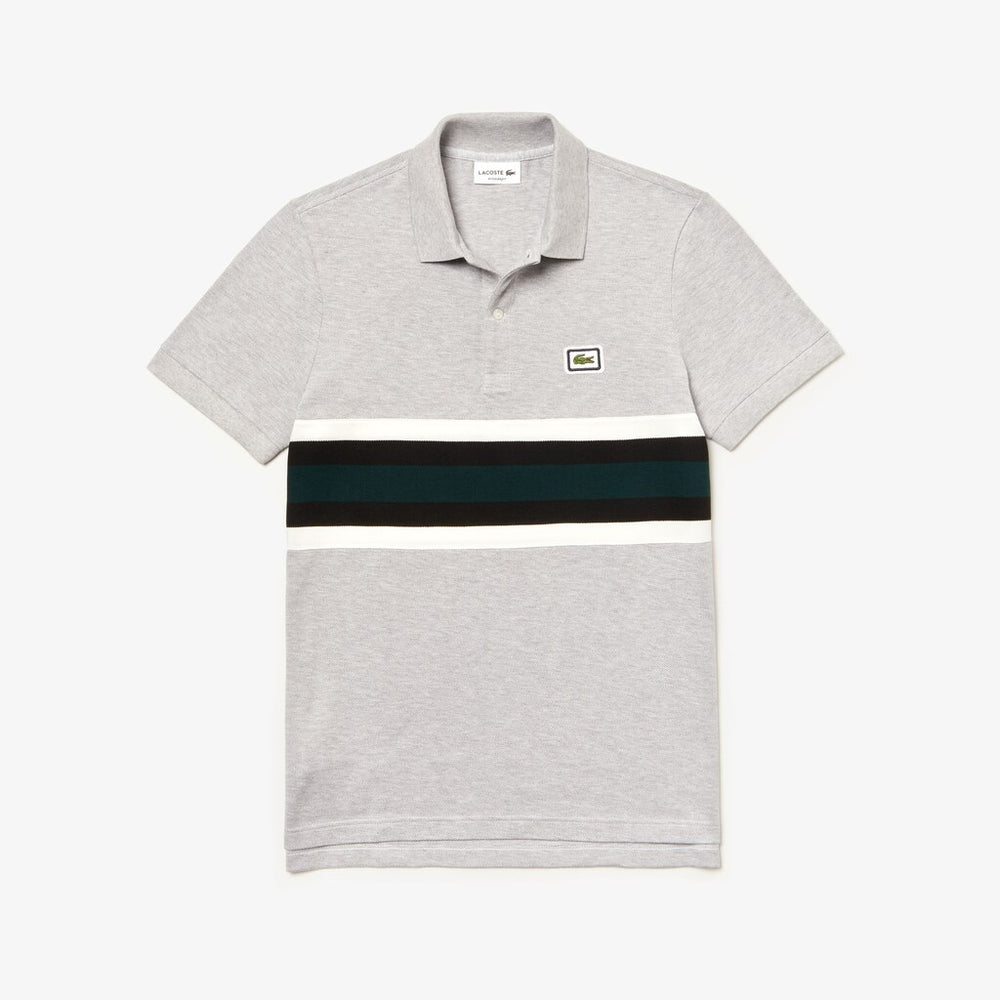Men's Regular Fit Thick Cotton Piqué Polo Shirt / Lacoste