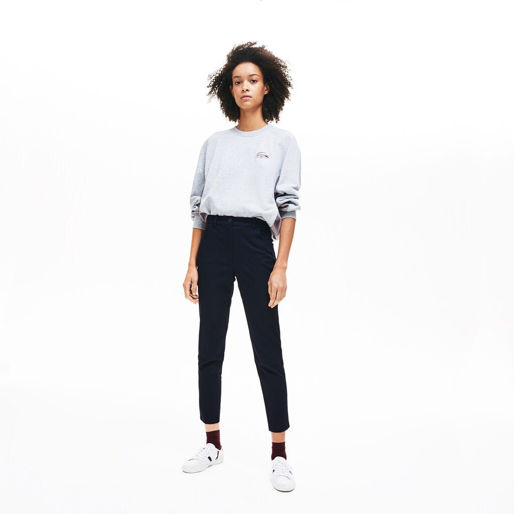 Women's Slim Fit Stretch Cotton Twill Pants / Lacoste