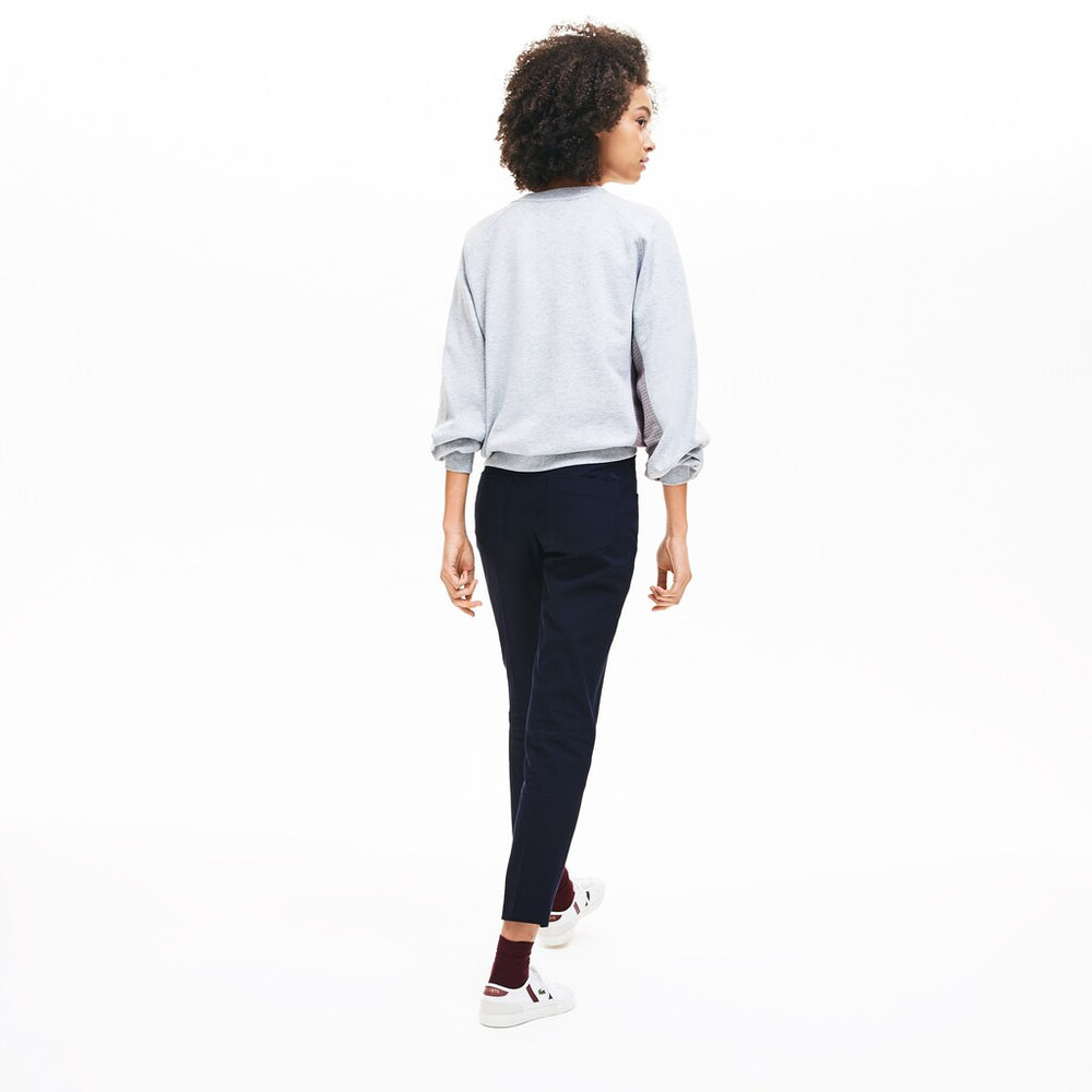 Women's Slim Fit Stretch Cotton Twill Pants / Lacoste
