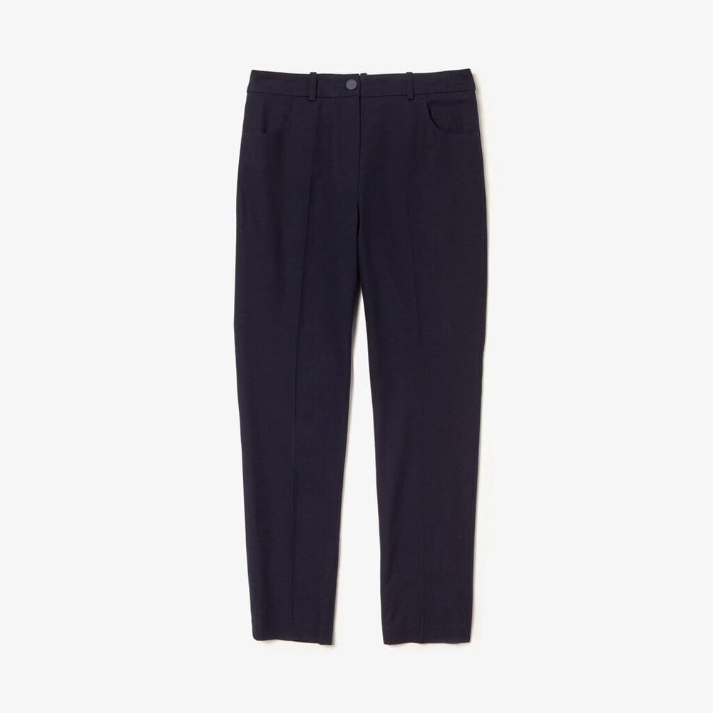 Women's Slim Fit Stretch Cotton Twill Pants / Lacoste