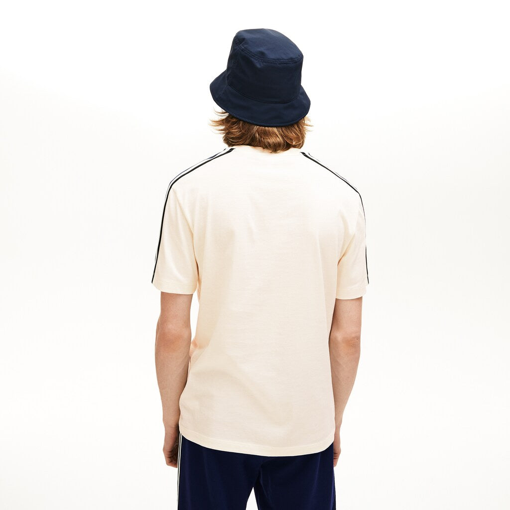 Men's Stripe Sleeved Jersey T-Shirt / Lacoste