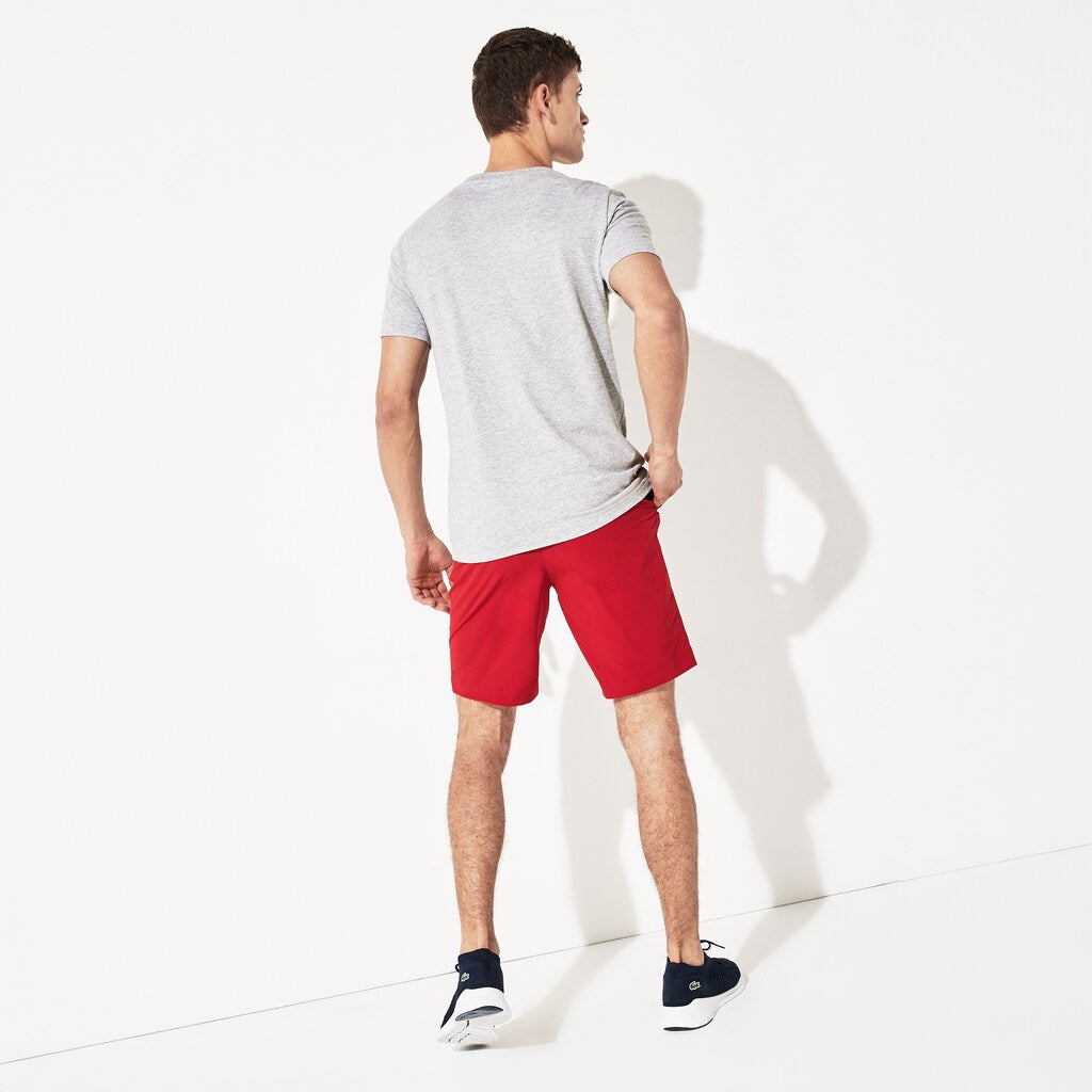 Men's Presidents Cup Breathable Printed Cotton Blend Golf T-Shirt / Lacoste